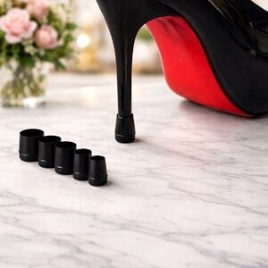 8 Black High Heel Protectors
